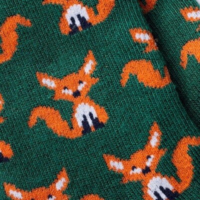 CHILDREN'S FOX BAMBOO SOCKS