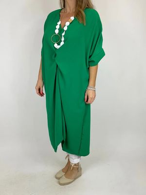 MADE IN ITALY LAGENLOOK HARRIS KNOT DRESS
