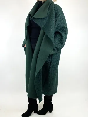 Lagenlook Waterfall Boucle Coat