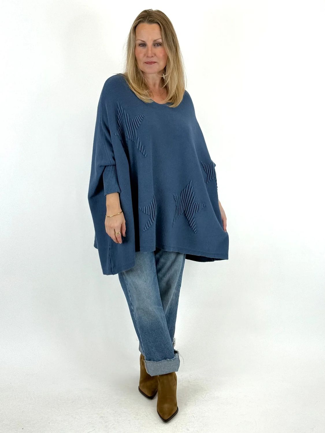 Made in Italy Lagenlook Lou Star Jumper