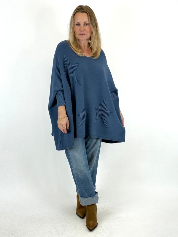 Made in Italy Lagenlook Lou Star Jumper