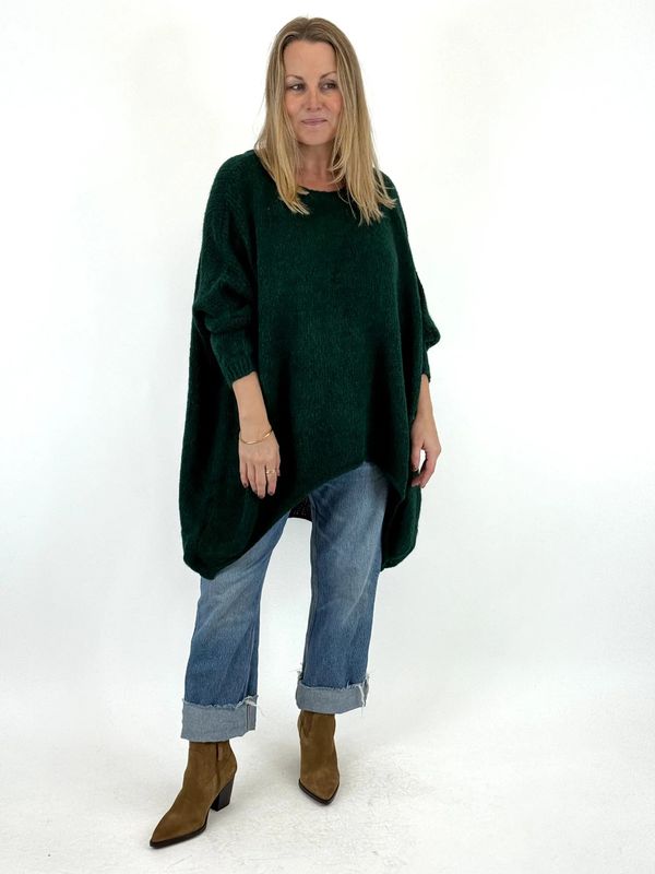 Made in Italy Lagenlook Lottie Plain Jumper