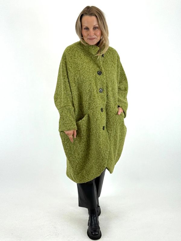Made in Italy Lagenlook Cocoon Coat