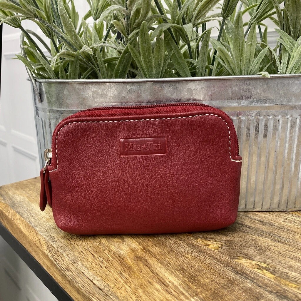 Mia Tui, Large Coin Purse, Colour: Berry