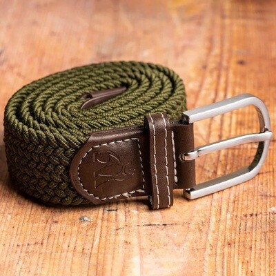 SWOLE PANDA Woven Belt - Khaki Green (M)