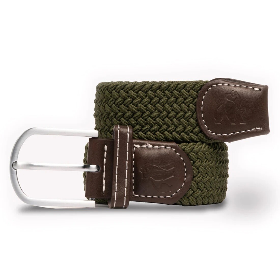 SWOLE PANDA Woven Belt - Khaki Green (M)
