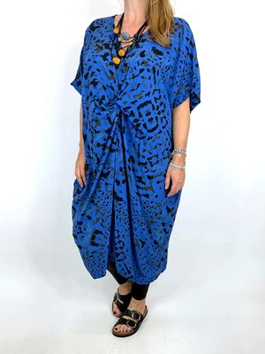 LAGENLOOK RUBY ANIMAL KNOT DRESS