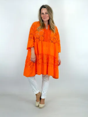 Made in Italy | Ives Lace V- Neck Top