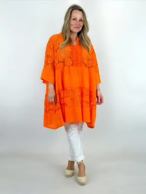 Made in Italy | Ives Lace V- Neck Top