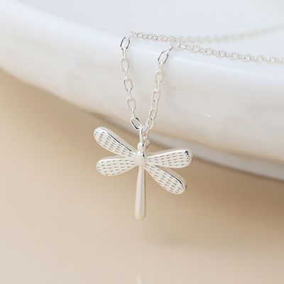 Sterling Silver Dragonfly Necklace