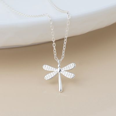 Sterling Silver Dragonfly Necklace