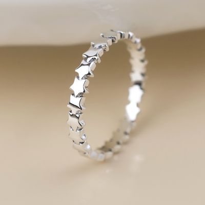 Sterling Silver Multi Star Ring