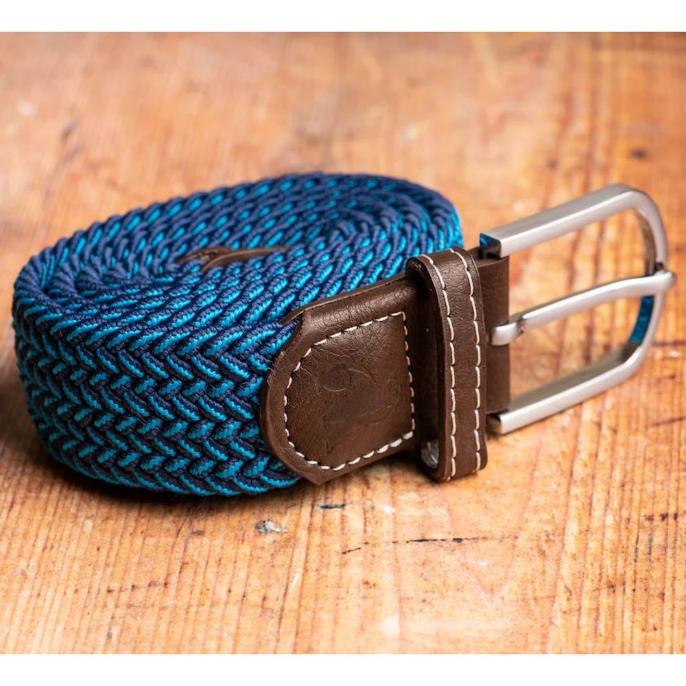 Woven Belt - Royal Blue Fine Weave