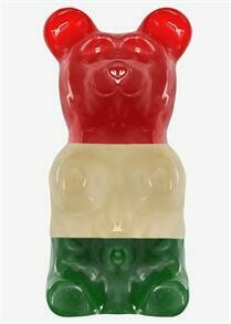 World&#39;s Largest Gummy Bear - Christmas (Cherry, Berry Blast &amp; Sour Apple)