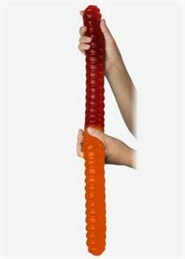 World&#39;s Largest Gummy Worm - Cherry Orange