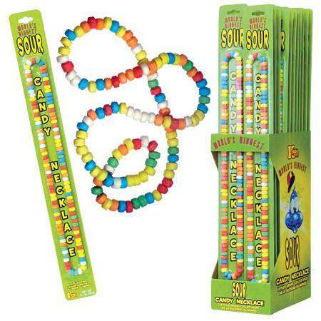 Worlds Biggest Sour Candy Necklace