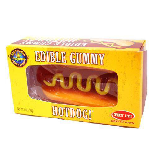 Edible Gummy Hot Dog