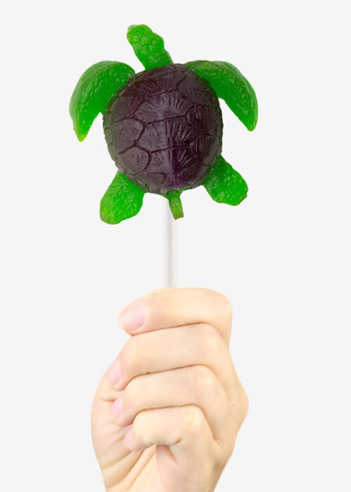 Gummy Sea Turtle On Stick