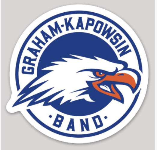 3" Glossy GK Band Logo Sticker 3" Glossy GK Band Logo Sticker