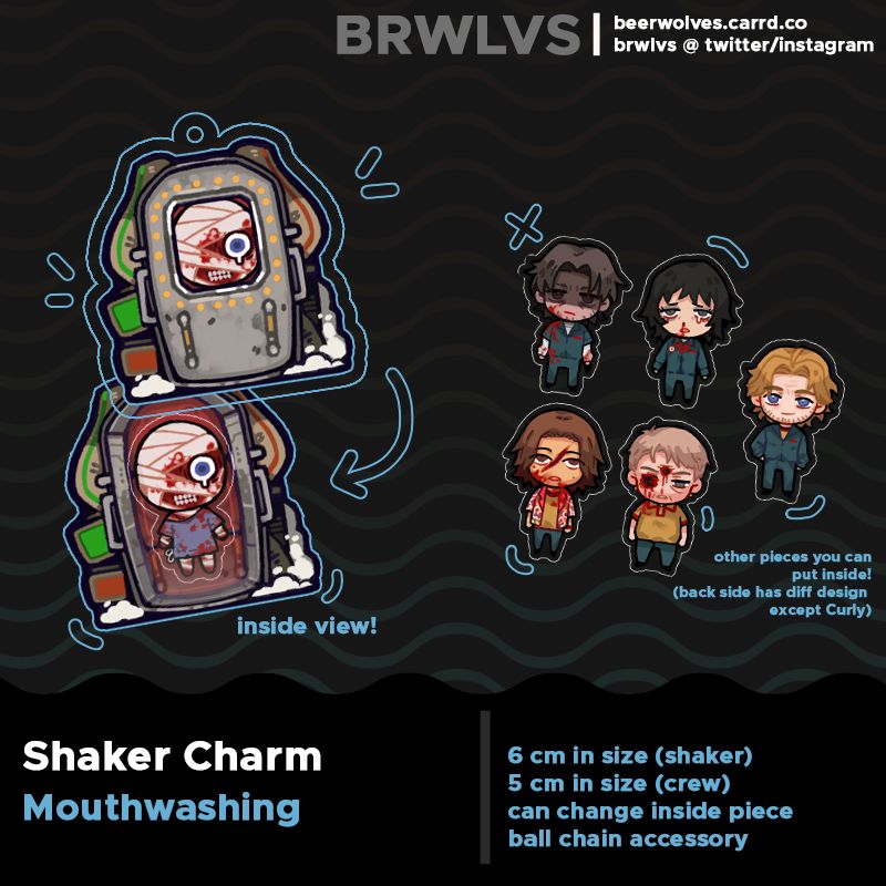 Mouthwashing Shaker Charm