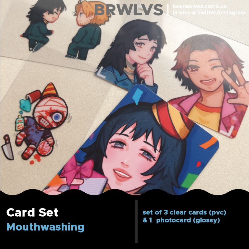 Mouthwashing Card Set