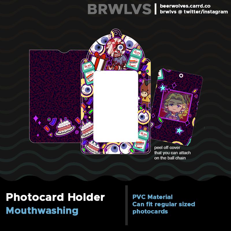 Mouthwashing PVC Holder