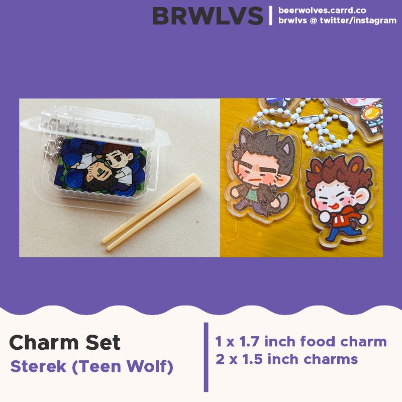 Sterek Charm Set