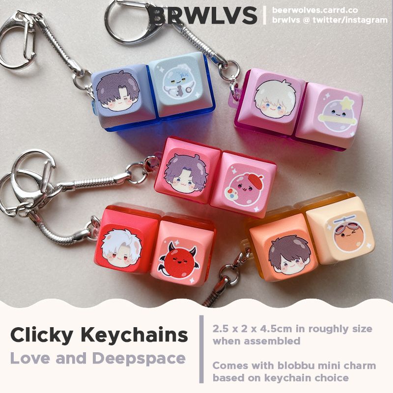 LaDs Clicky Keychains