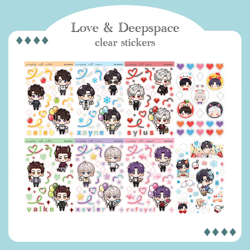 LADS: Clear Frosted UV Sticker Sheets