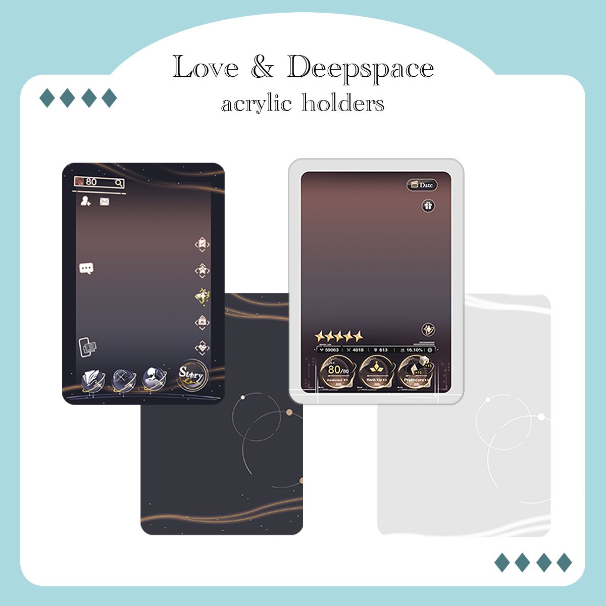 LADS &amp; LN Acrylic Holders
