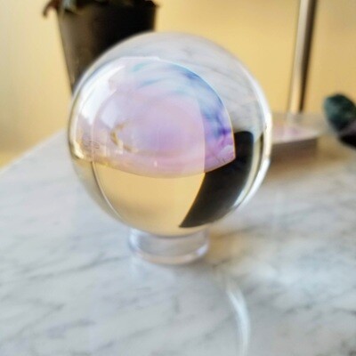 Large Crystal Ball with Stand