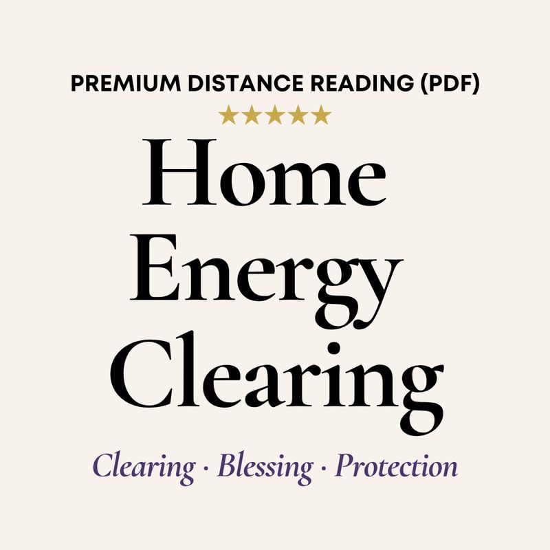 Home Energy Clearing and Blessing | Distance House Cleansing and Spirit Removal | PDF Report