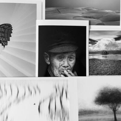 Photo Greeting Cards 8" x 5" - "Shades of Grey"