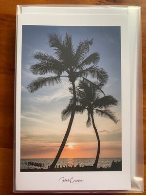 Photo Greeting Cards 8" x 5" - "Naples Sunsets"