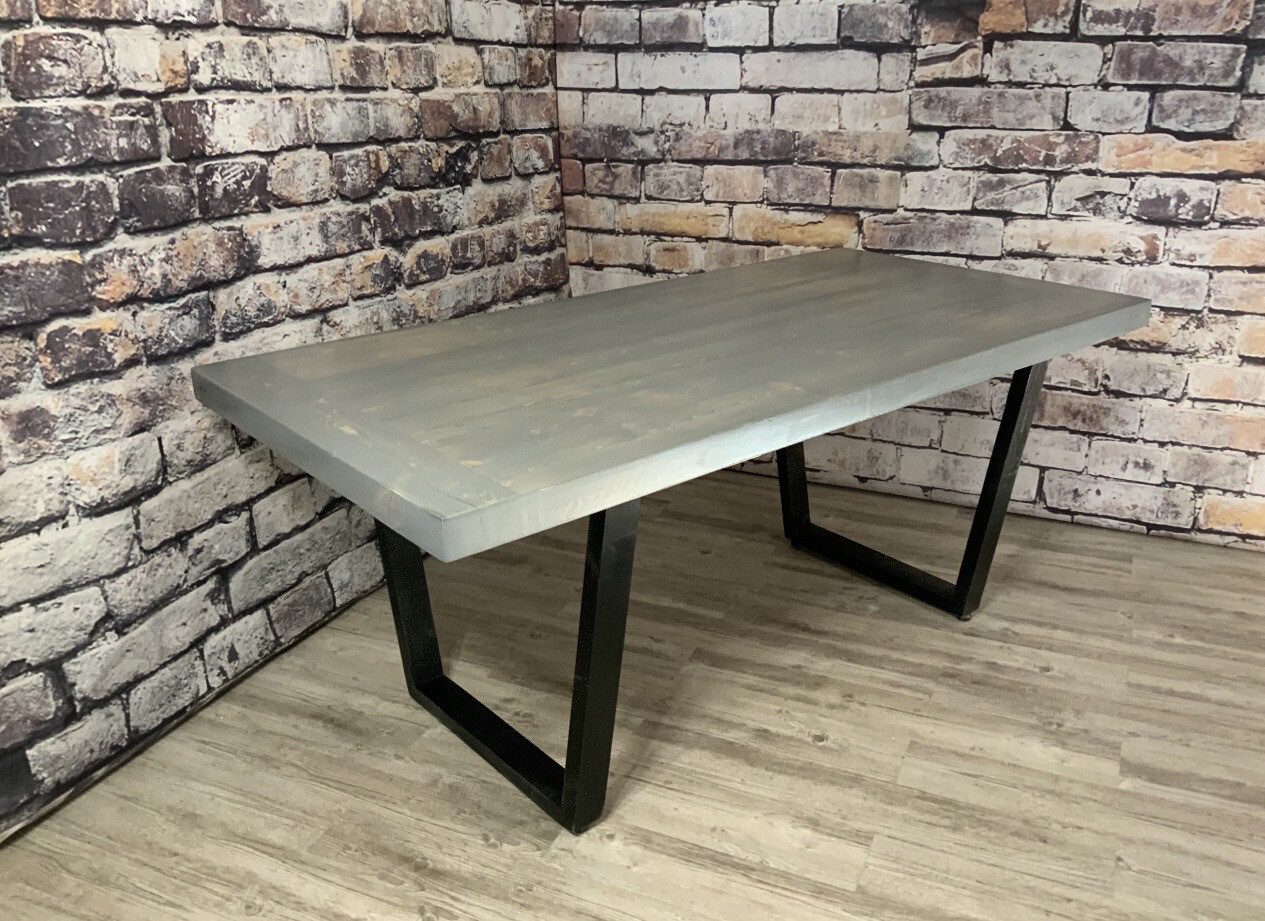 Sold (ST) - Emmaline Beetle Kill Dining Table &. Matching Bench