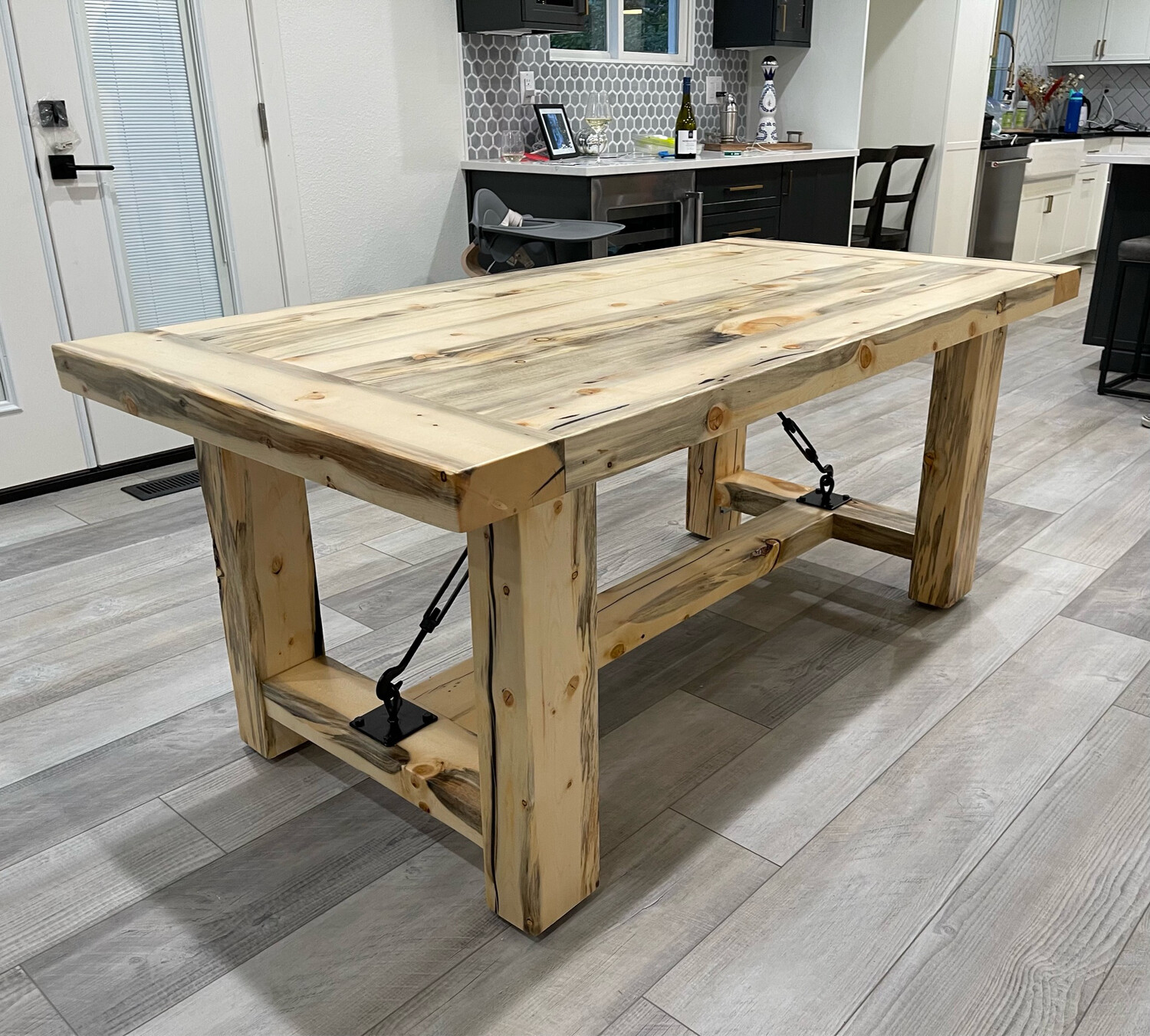 This Table Is In Stock - The Rancher Beetle Kill Dining Table