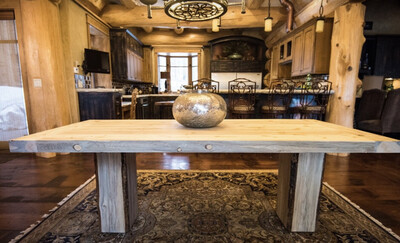 Custom Grizzly Dining Table - Live Edge Add (“JB”)