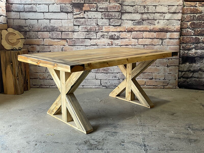 This Table Is In Stock - Glacier Beetle Kill Dining Table