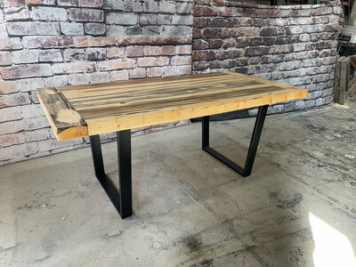 This Table Is In Stock - Emmaline Beetle Kill Dining Table