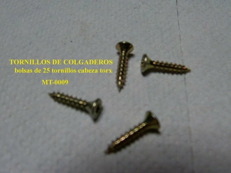 TORNILLOS DE COLGADERO 3*16MM