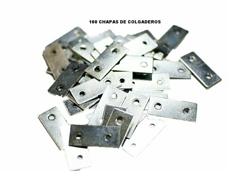 CHAPAS DE COLGADERO ( 100 UNIDADES)