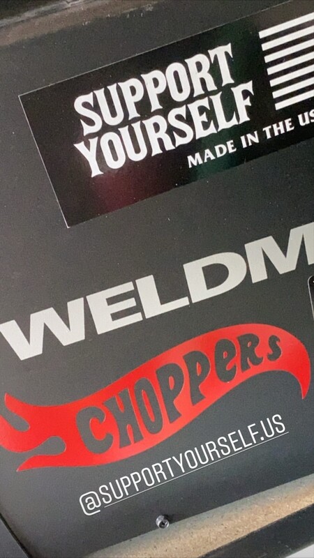 HOT CHOPPERS DIE CUT STICKER