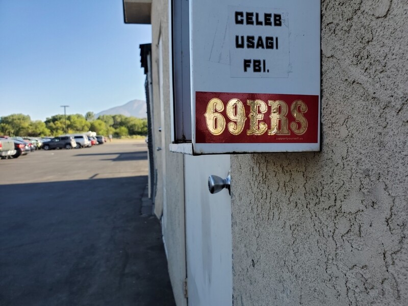 69ERS STICKER