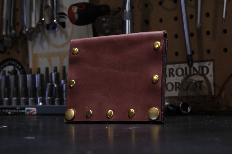 OX BLOOD 2 LEATHER WALLET