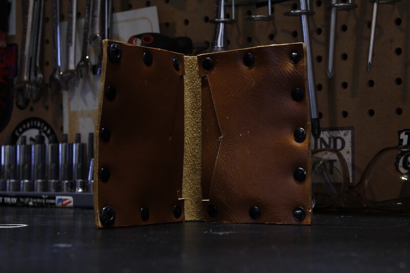 BIKER WALLET (TOBACCO)