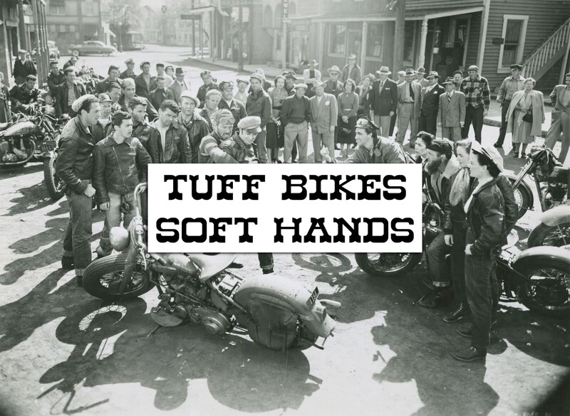 TUFF BIKES SOFT HANDS STICKER