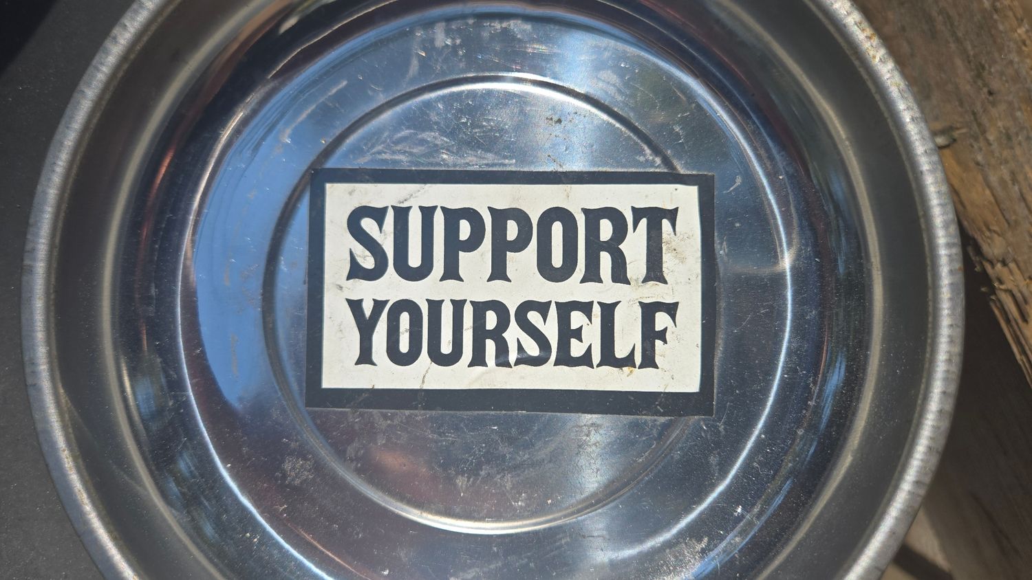 SUPPORT YOURSELF BOX LOGO STICKER (10 PACK)