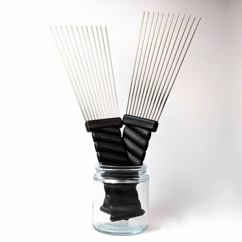 Metal Hair Picks for Curls (2x Pack)