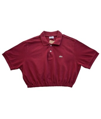 Polo reworked crop Lacoste
