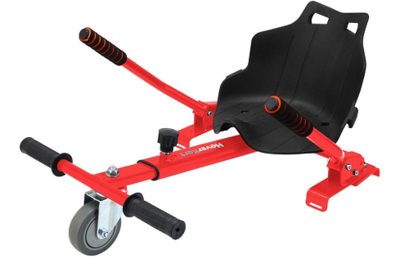 Red HoverKart Go Kart Conversion Kit For Hoverboard Segway HK5